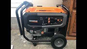 Generac GP6500 Start up
