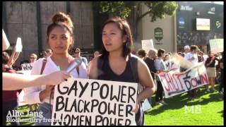 Students stage Anti-Trump march and sit-in