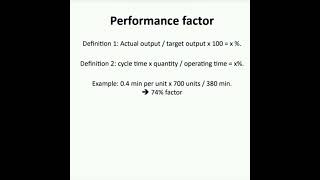 OEE, overall Equipment effectiveness #Reliability #improvement #maintenance #KPi#tool #engineering