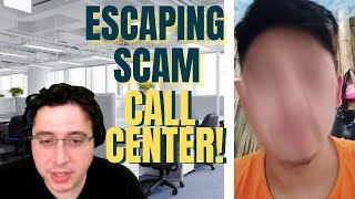 Reformed Scammer Escapes Call Center! [Hidden Cam]