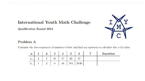 International Youth Math Challenge 2024 | Qualification Round | Problem A Solution(Part I) @LKLogic