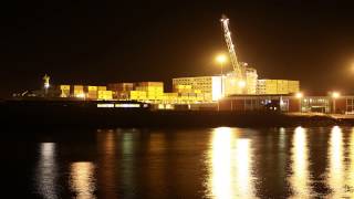 MSC container ship time lapse