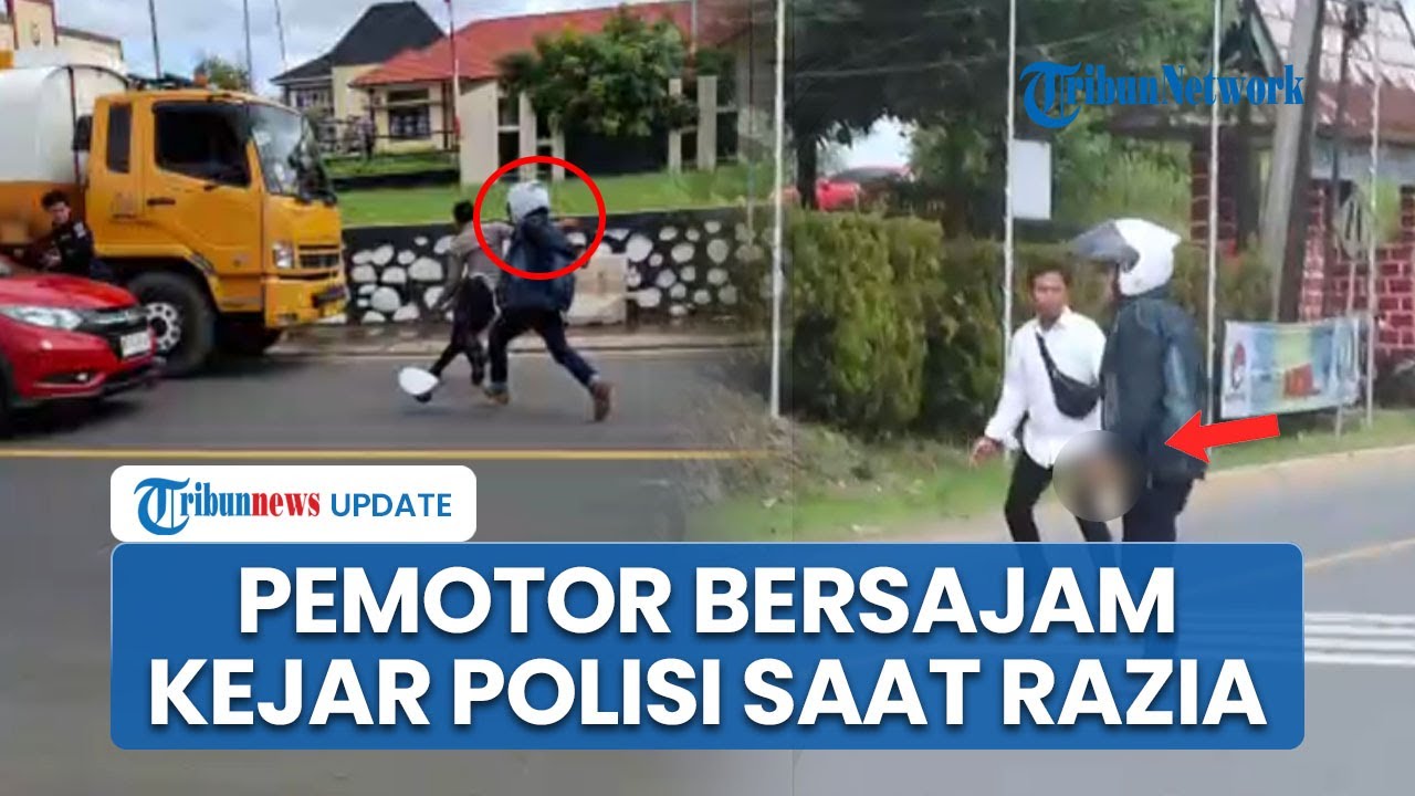 Pemotor di Bengkulu Tengah Kejar Polisi Pakai Senjata Tajam Gegara Diadang saat Razia