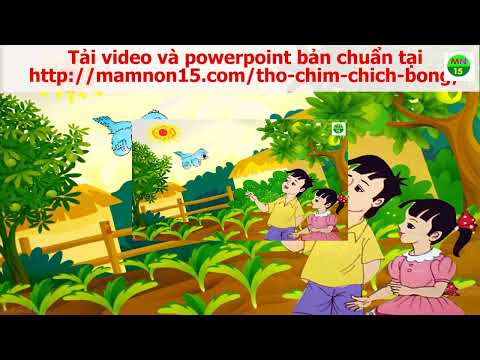 Thơ CHIM CHÍCH BÔNG chuẩn đẹp