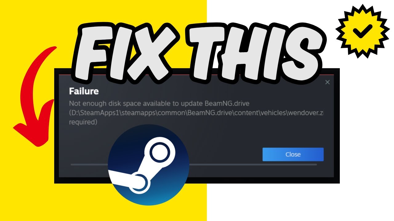 [Easy Guide] How To Fix Steam Not Enough Disk Space Error in 2025