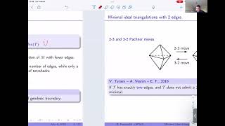 Evgeny Fominykh, Minimal ideal triangulations with 2 and 3 edges