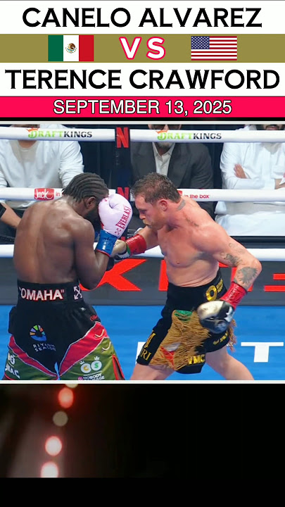 Canelo Alvarez 🇲🇽 VS 🇺🇸 Terence Crawford | September 13, 2025 | ROUND 11 | SLO-MO   SOUND FX