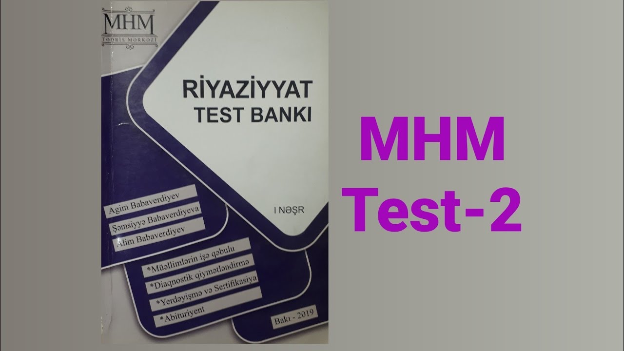 MHM.Natural ederler.Test-2