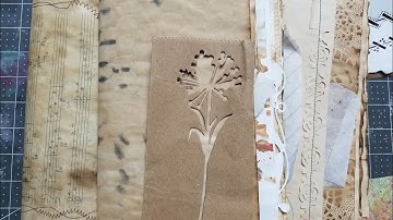 Grungy Junk Journal. Process Video. Part 3.