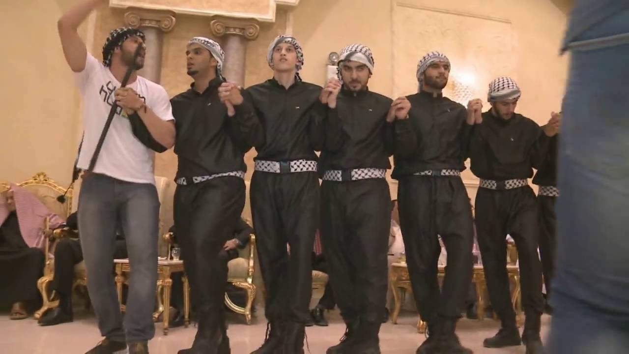 فرقة شباب القدس للدبكه والفنون الشعبيه الفلسطينيه - افراح ال كوارع  - وصلة دبكه