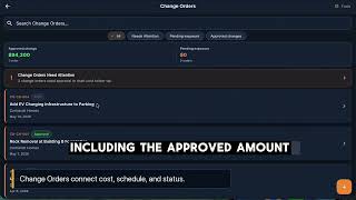 Buildr Web Demo RFIs Submittals Change Orders PDF Export
