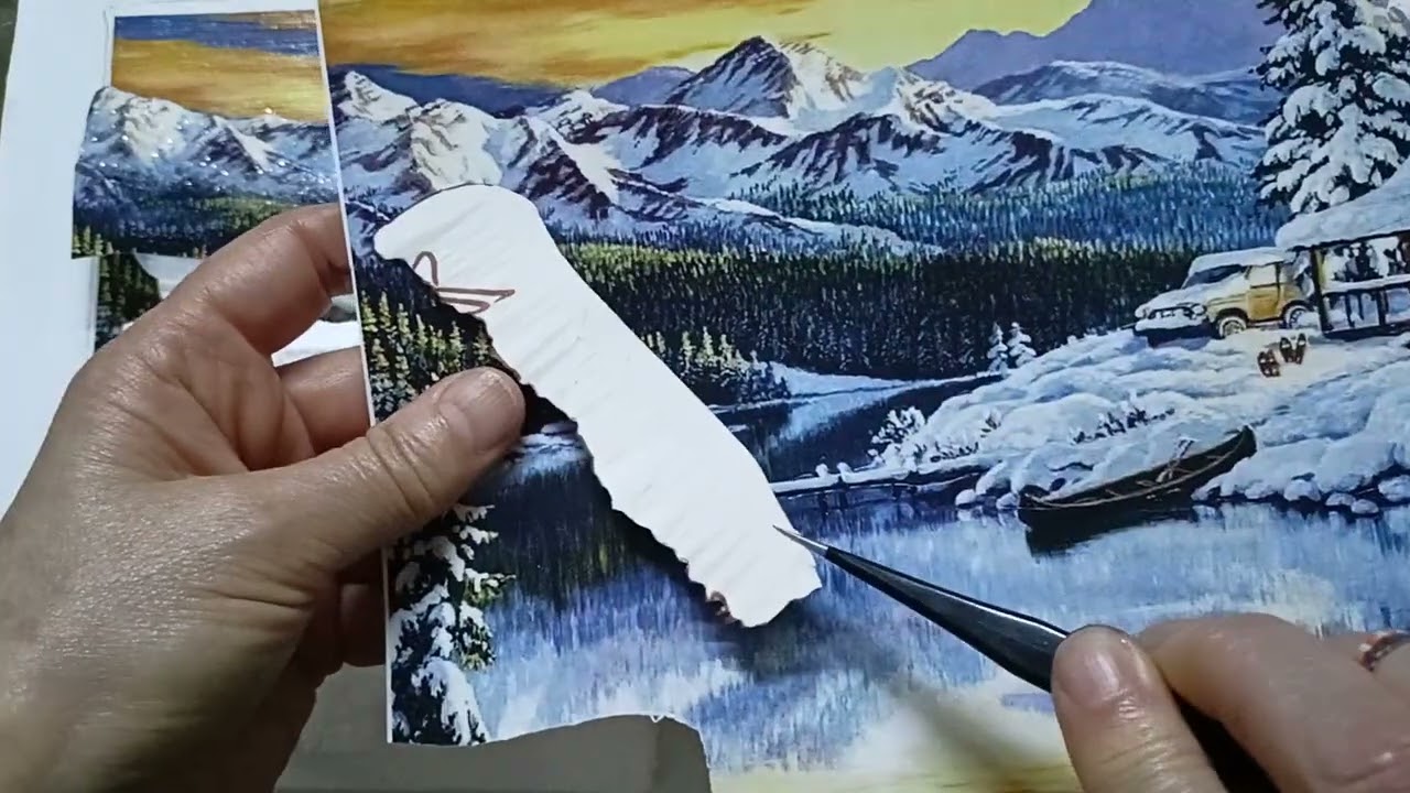 KIŞ GÜNEŞİ &9 kağıt rölyef -dıy - kendin yap