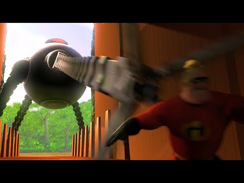 The Omnidroid Captures Mr Incredible!