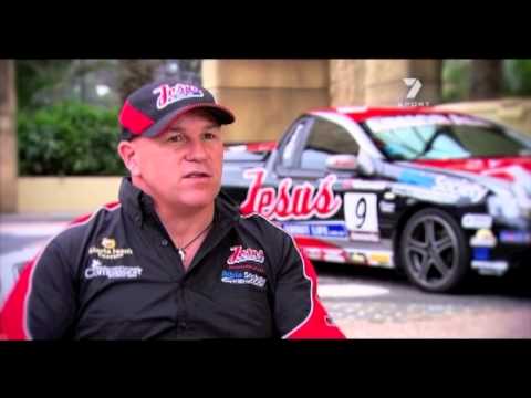 Ch7 Interview with Andrew 'Fishtail' Fisher from Jesus Racing - YouTube