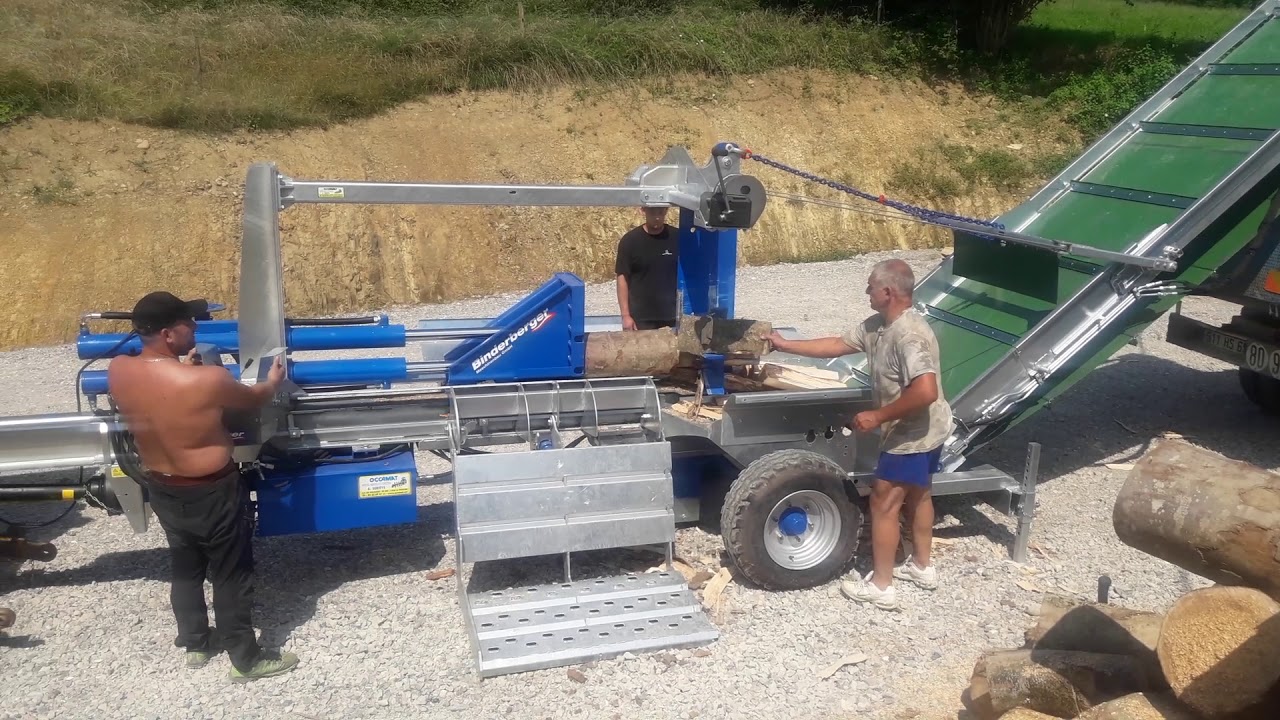 fendeuse horizontale de bois BINDERBERGER GIGANT40T