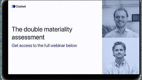 The double materiality assessment: From theory to practice  - Full length webinar [45 min]