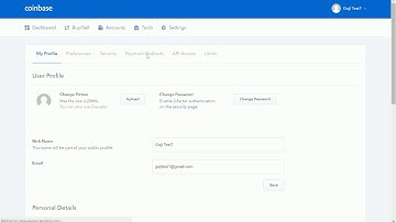 Adding Payment Methods in Coinbase