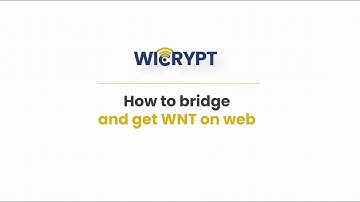 How to Bridge Assets and Trade WNT on Asset Chain Using Web
