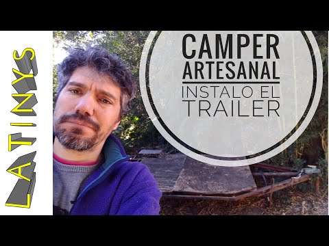 ? Cómo Hacer un CAMPER CASERO Paso 1: Compro el Trailer y lo instalo en el Jardín