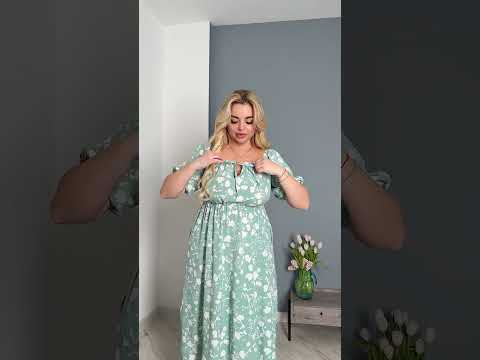 Сукня на літо батал, видео 1