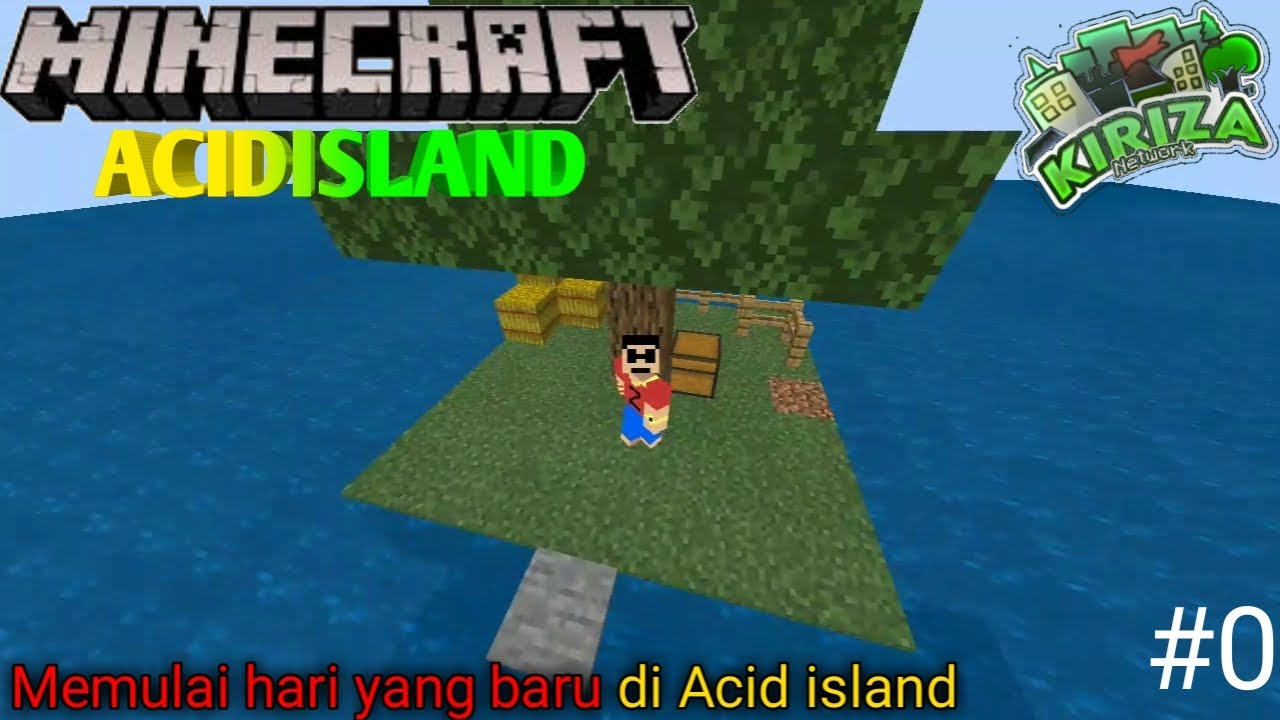Memulai hidup baru di Acid island | Minecraft PE server Kiriza Network ...