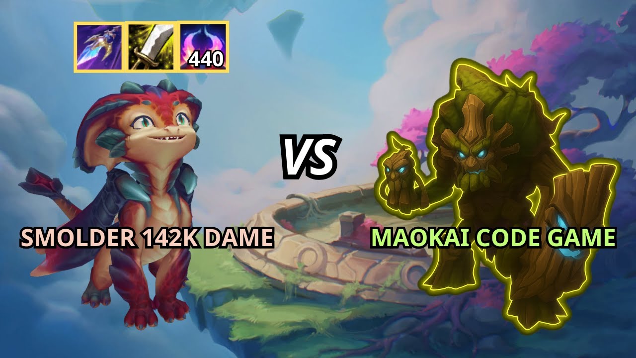 SMOLDER 142K DAME ĐỐI ĐẦU QUÁI VẬT MAOKAI CODE GAME | LOL | ARENA