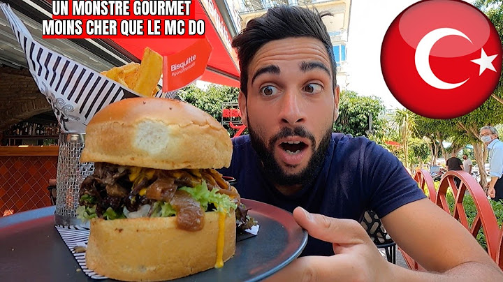 JE TESTE UN BURGER GOURMET ARGENTIN XXL A ALANYA EN TURQUIE 🇹🇷
