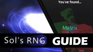 Sols Rng Guide (Sol's Rng)