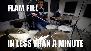 Flam Fill in less than a Minute - Daily Drum Lesson