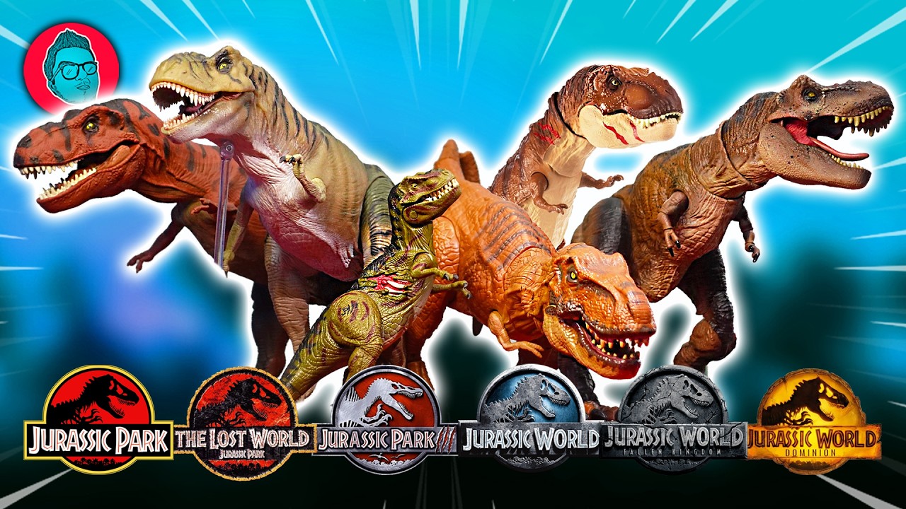 🔴 De MEJOR a PEOR: Todos los T-REXs de JURASSIC WORLD 🦖