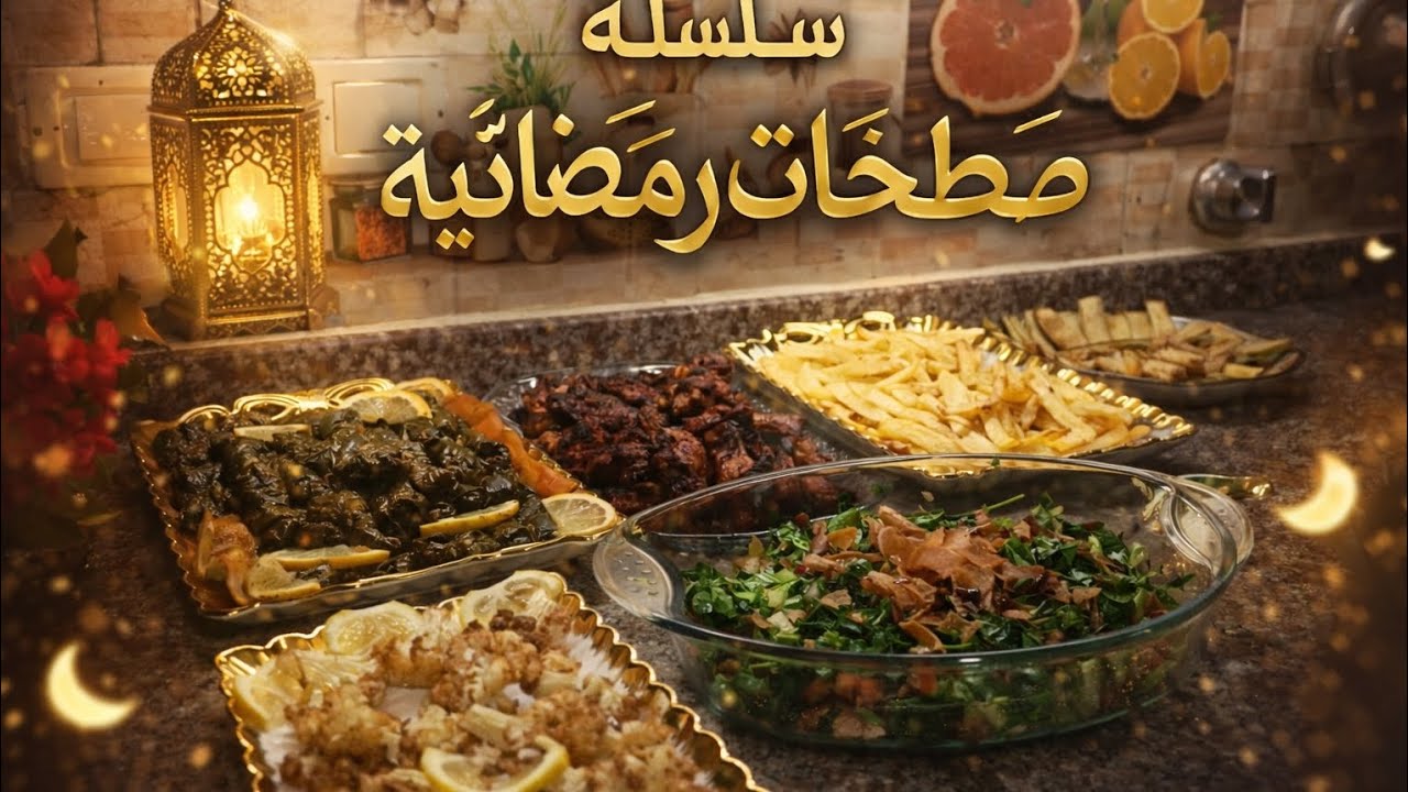 سلسلة طبخات رمضان 🍽️ أشهى سفرة إفطار بتشهي!