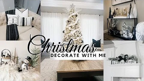 CHRISTMAS CLEAN AND DECORATE WITH ME 2021 | MODERN...