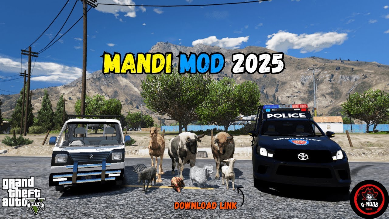 MANDI MOD INSTALLATION EASILY IN GTA5 2025  | GTA5 MODS | HINDI/URDU | DOWNLOAD LINK | V NOOB TIDES