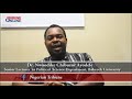 Nigeria in dire need of Moses- Dr. Nwaodike Chibuzor, Senior Lecturer at Babcock University