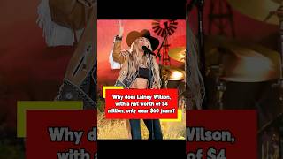 Why does Lainey Wilson, with a net worth of $4 million, only wear $60 jeans #usa