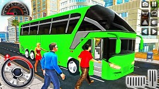 Coach Bus Driving Simulator 3D - Mobile Transporter City Passenger - Android GamePlay screenshot 5