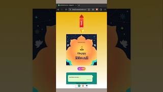 Create Diwali Wishes Link - Happy Diwali Greeting Card with name #diwaligreetings #diwali #greetings screenshot 5