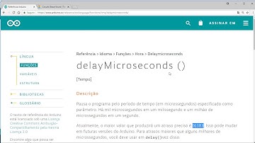5.2.2 - delayMicroseconds() (Curso Arduino Aula 23)