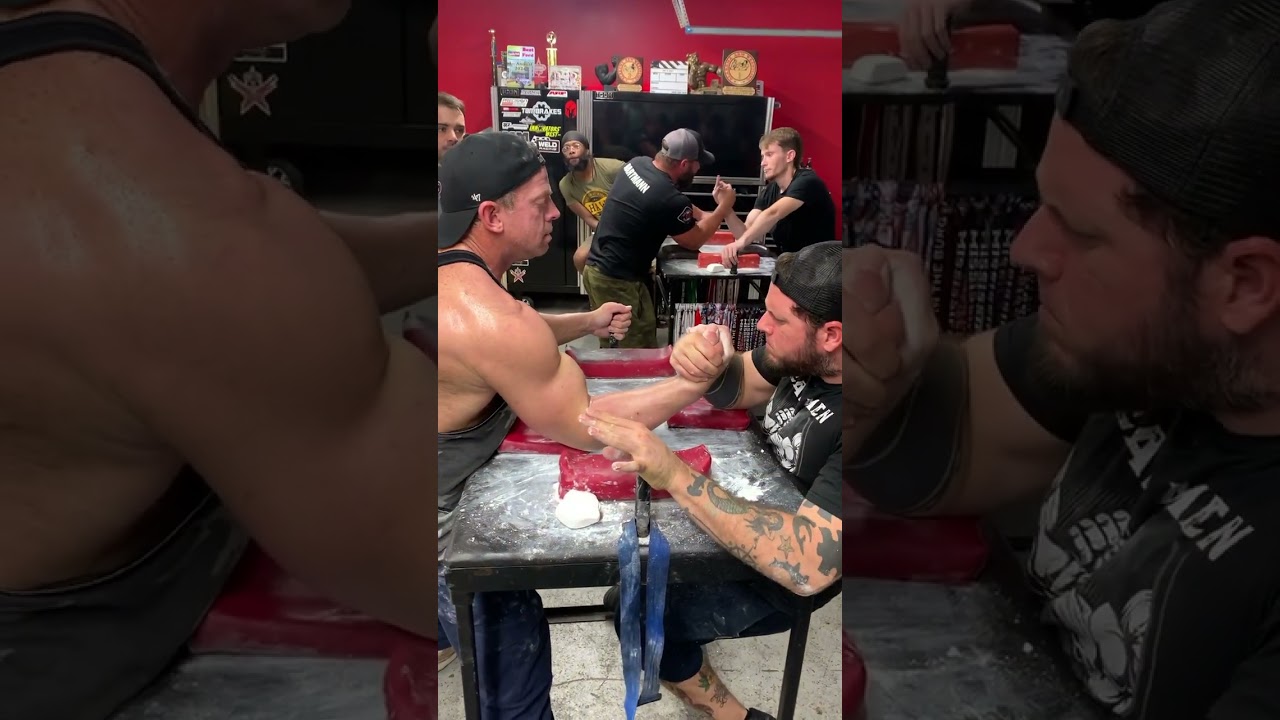 When Daniel Mosier shows up to arm wrestling practice 