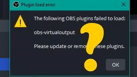 Wie entfernt man OBS virtualoutput plugin | How to remove OBS virtualoutput plugin