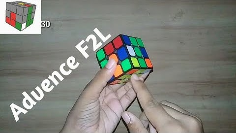 Advence F2L Algorithm #30 Cubing King / Rubik Cube Tutorial