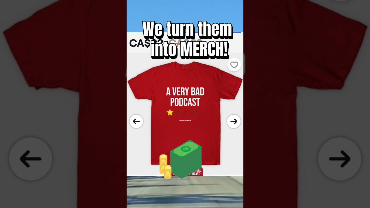 Turn hate into #merch #podcast #podcastlife