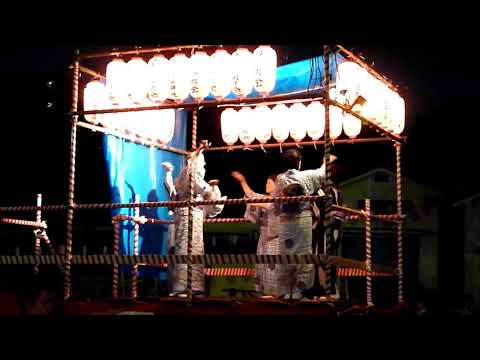 2018年文京区・白山神社例大祭④　盆踊り　東京五輪音頭2020(キビキビVer.)