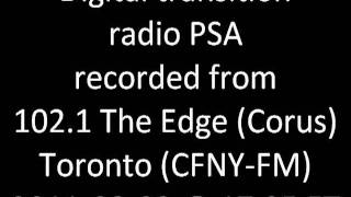 Government of Canada digital transition radio PSA (2011-08-09)