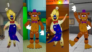 Daily Life of FNAF Freddy VS Rod | Funny Experiments in Baby In Yellow