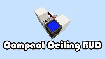 Ultra Compact Ceiling BUD (1.8) Minecraft (Block Update Detector)