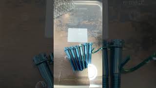 Titanium Changes Color By Using Electricity