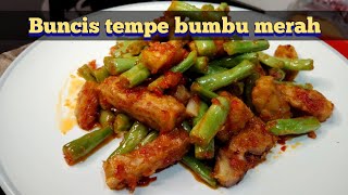RESEP TEMPE BUNCIS‼️ Bumbu merah