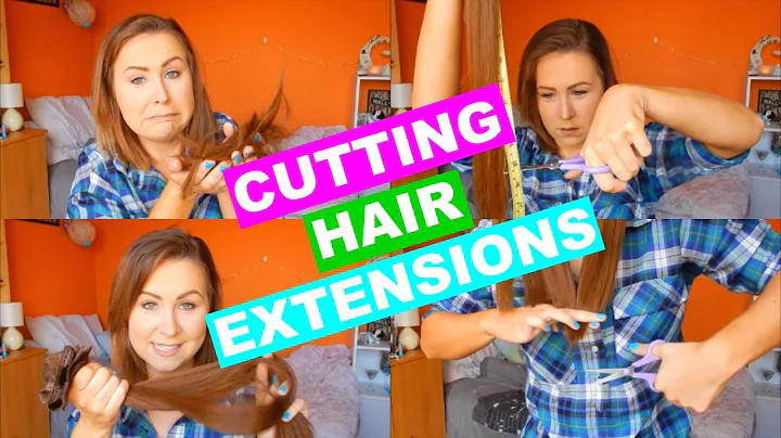How I Cut My Hair Extensions | Theresa Cosgrove