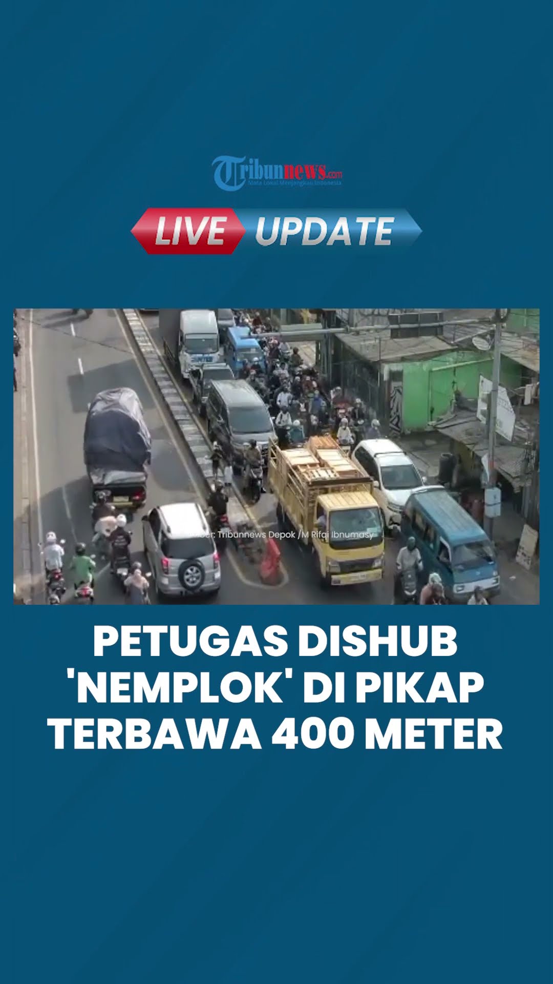 Viral Dishub Depok Gelantungan 'Nemplok' di Kap Mobil: Saya Dicaci Maki dan Refleks Naik